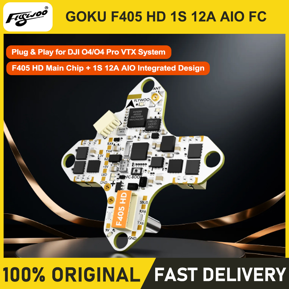 Fpv Drone Flight Controller - Contrôleur de vol FLYWOO GOKU F405