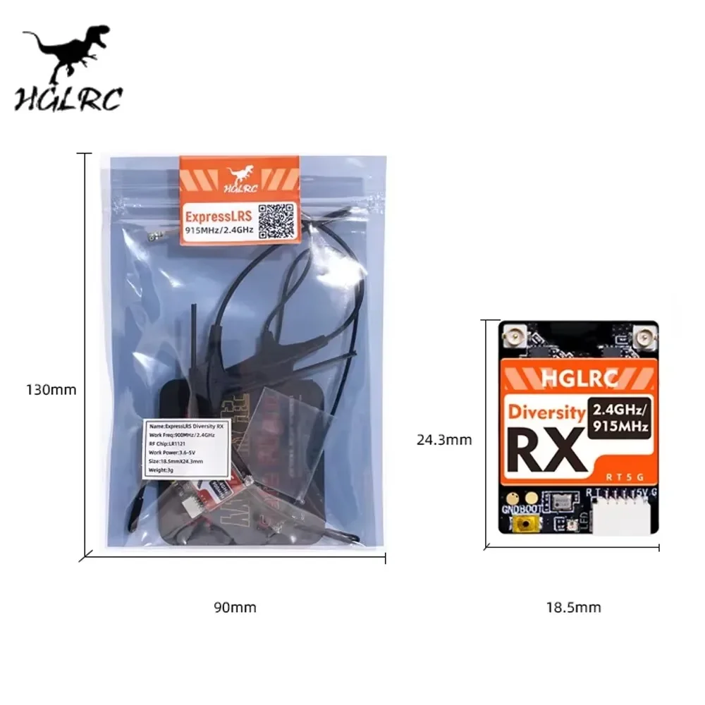 Récepteur HGLRC Dualband RX Ex - Fpv Drone Antenna avis et prix